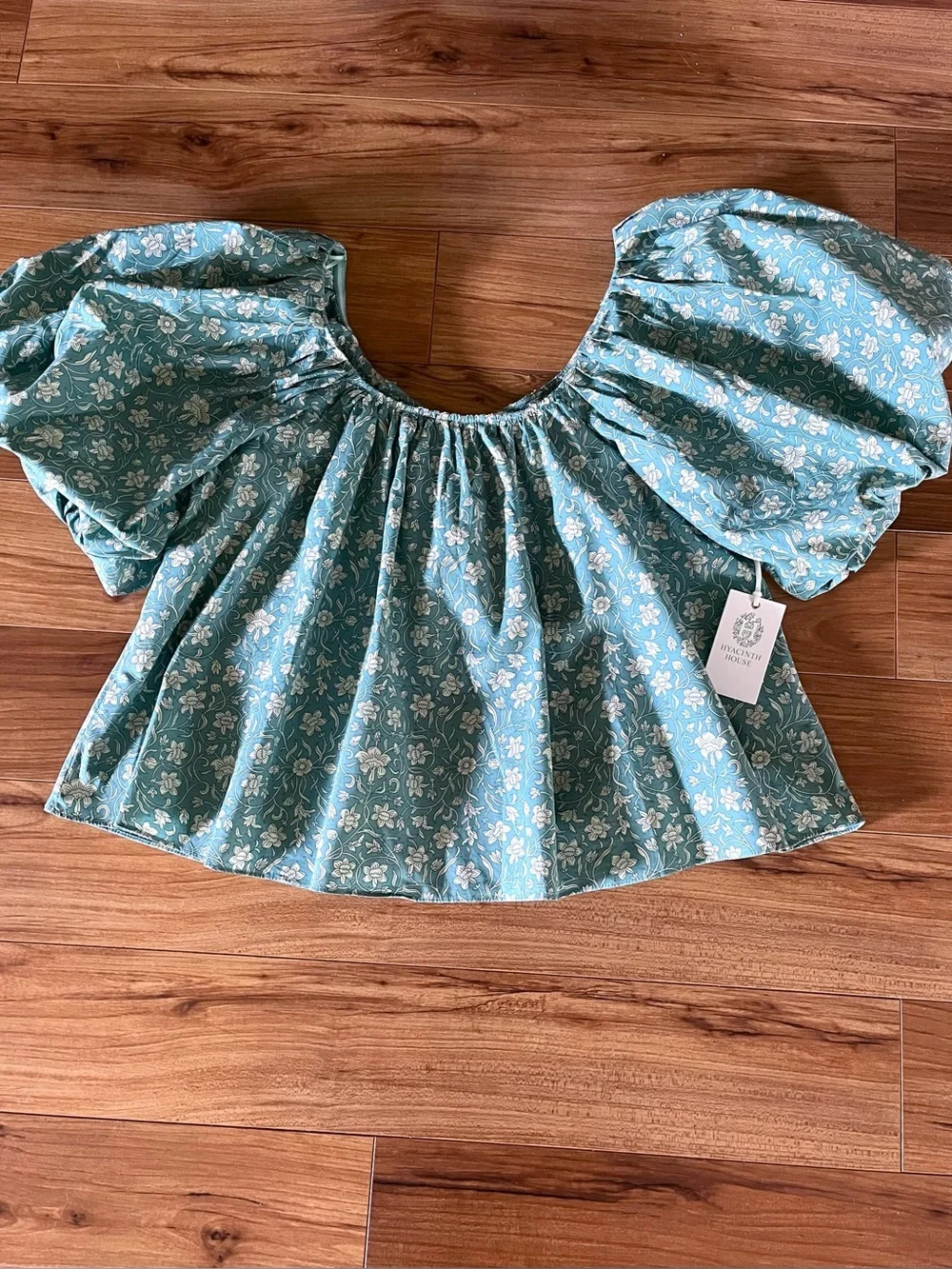 Tuckernuck Hyacinth House Emmy Cotton Floral Blouse New Small